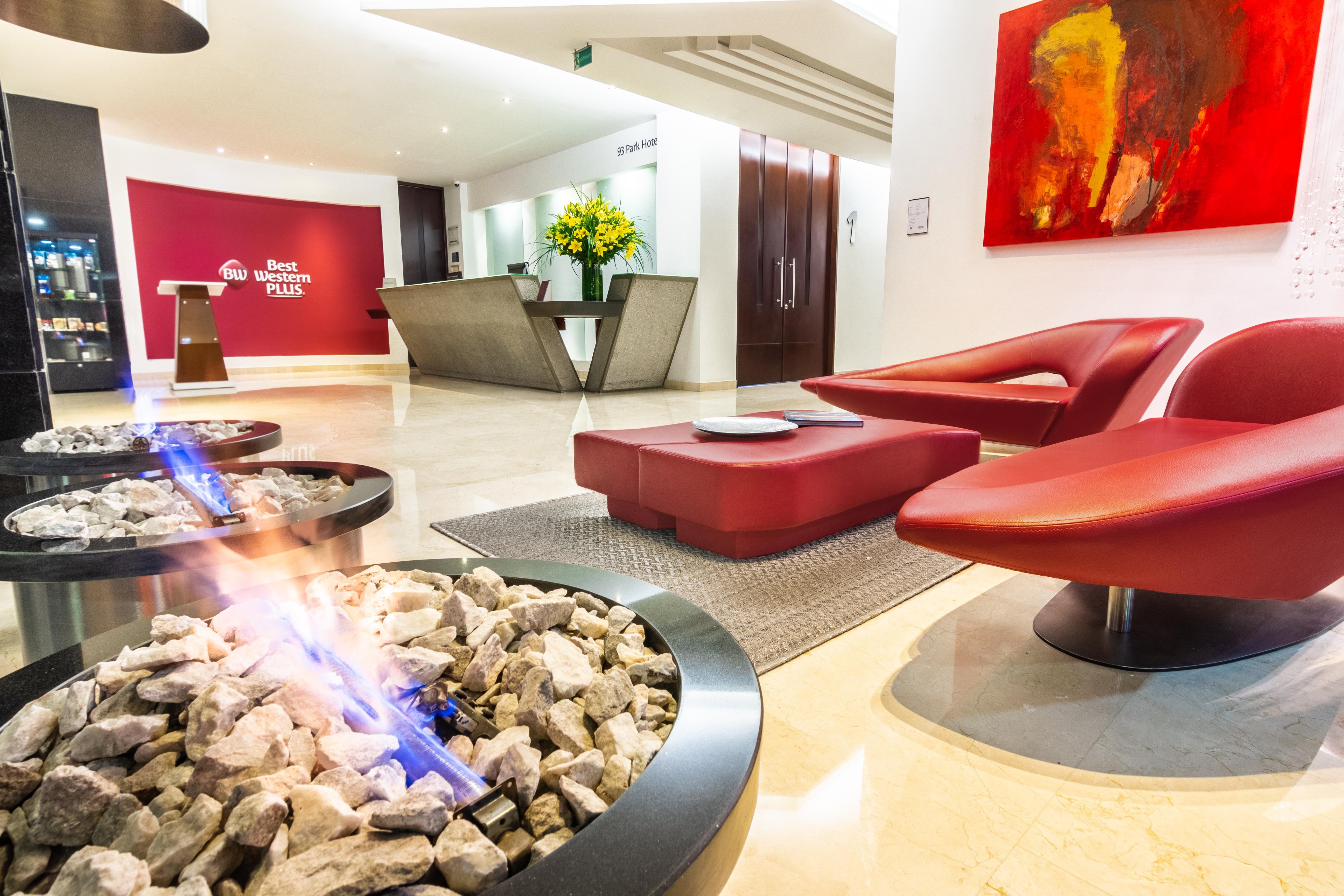 โรงแรมเบสท์เวสเทิร์น พลัส 93 พาร์ค โบโกตา ภายนอก รูปภาพ The lobby of the hotel